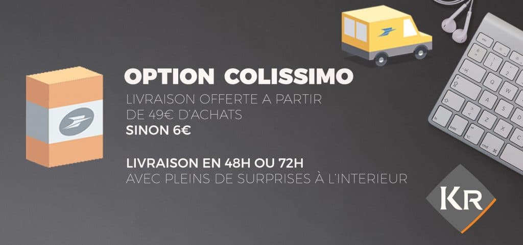 Livraison en colissimo