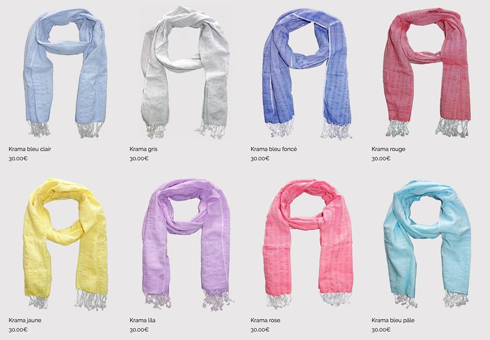 nouveaux foulards une couleur