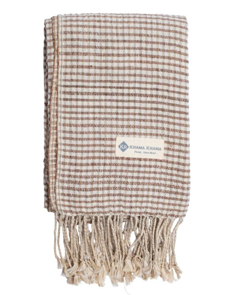 zoom seidenschal krama Kupfer