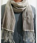 krama scarf cambodia brown