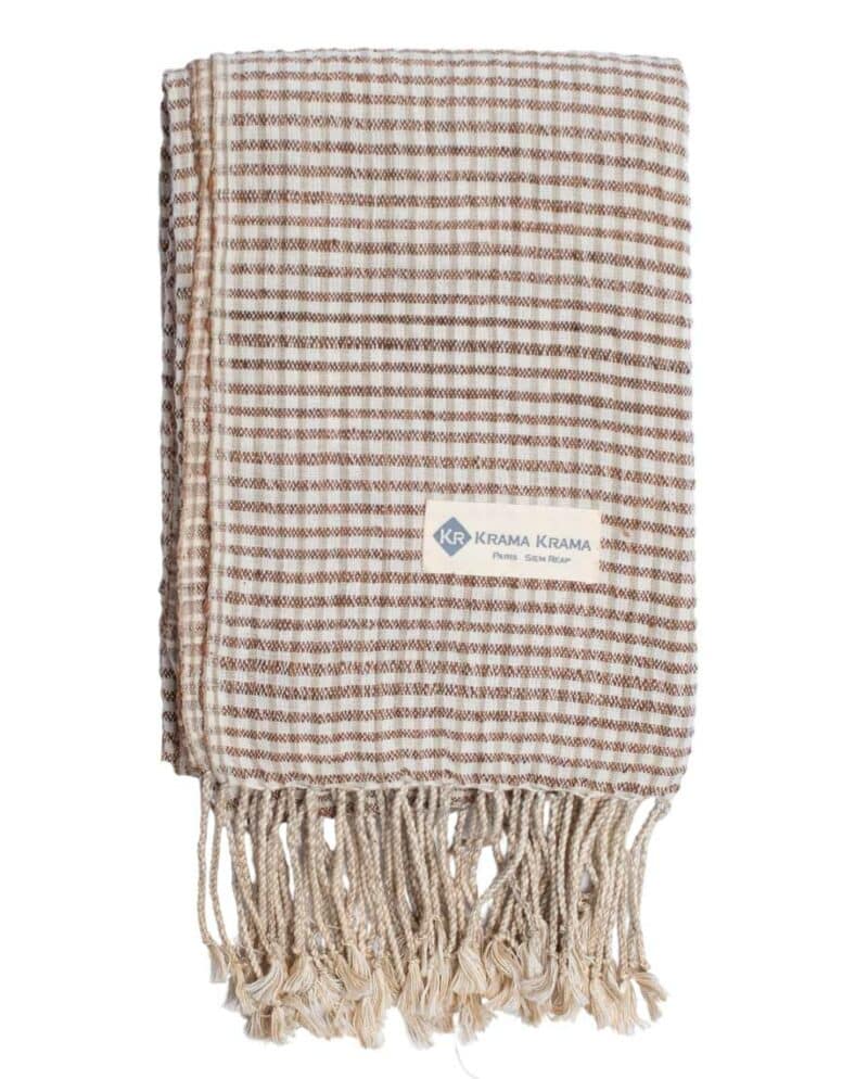 view Krama silk copper