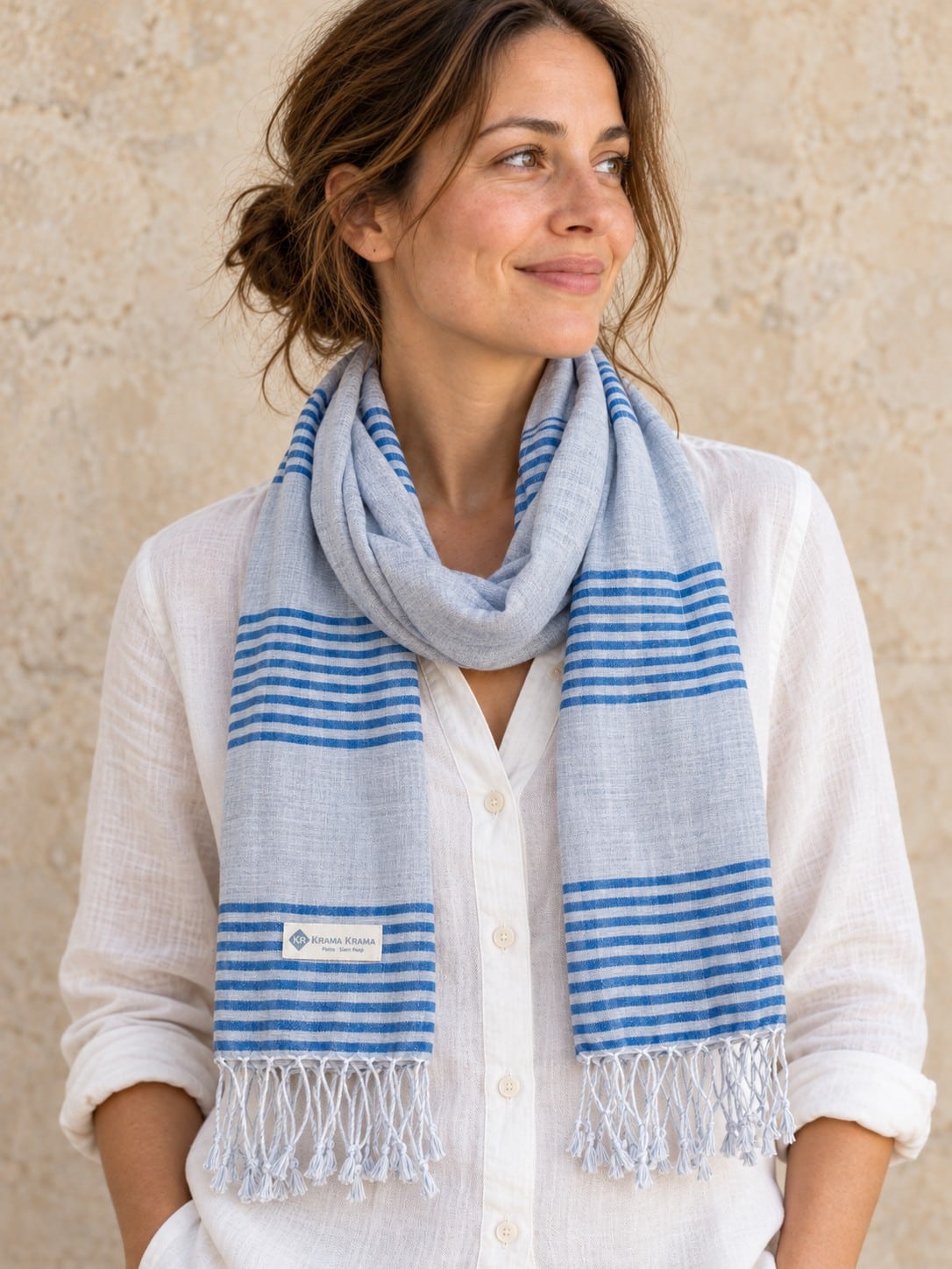 Krama blue City - Image 3