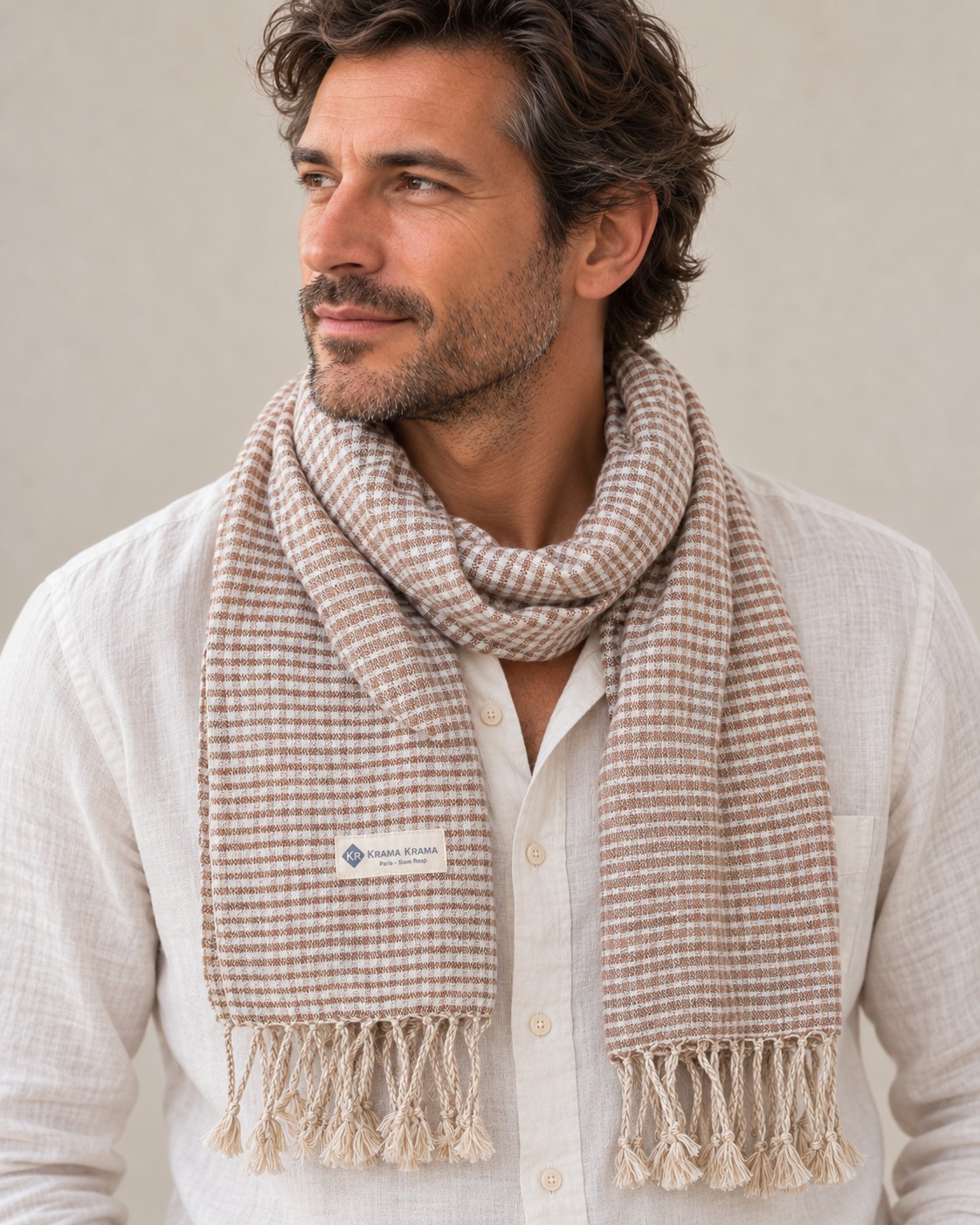 Krama silk Copper - Image 3