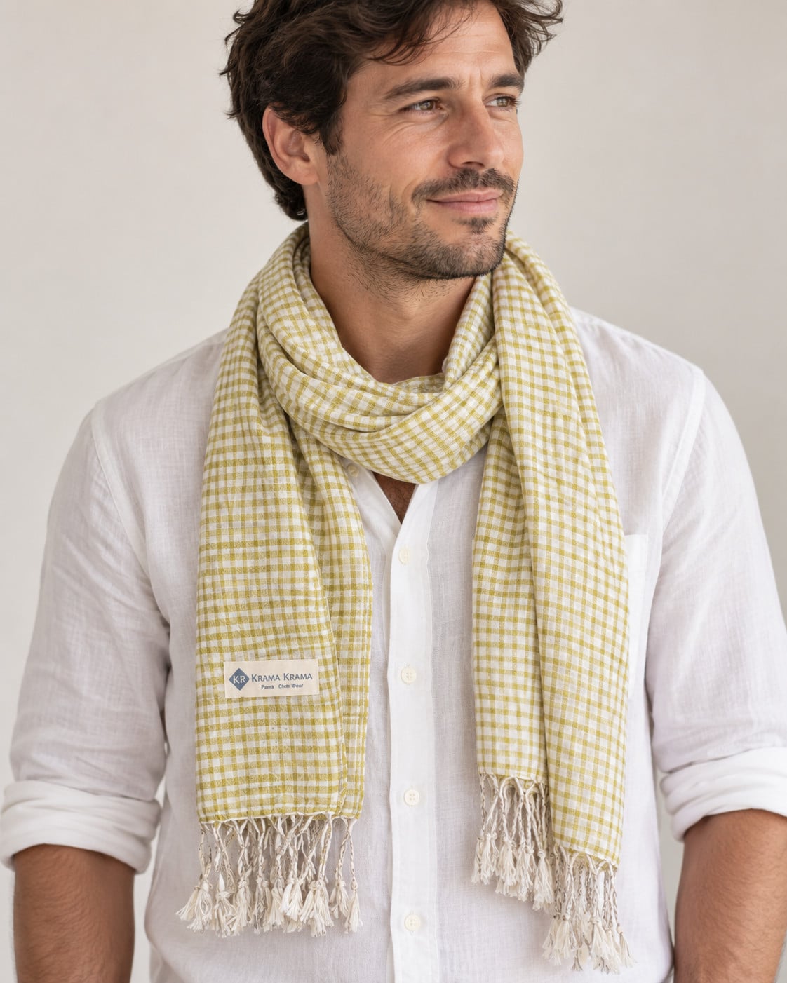 Krama silk Gold - Image 3