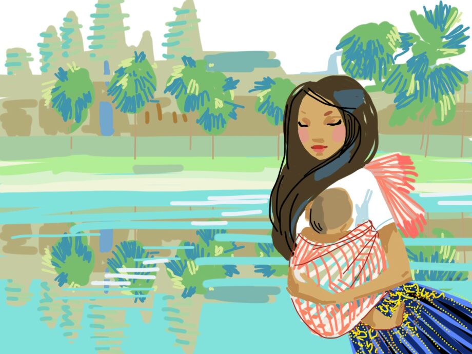 How to wear the krama scarf? Krama Krama