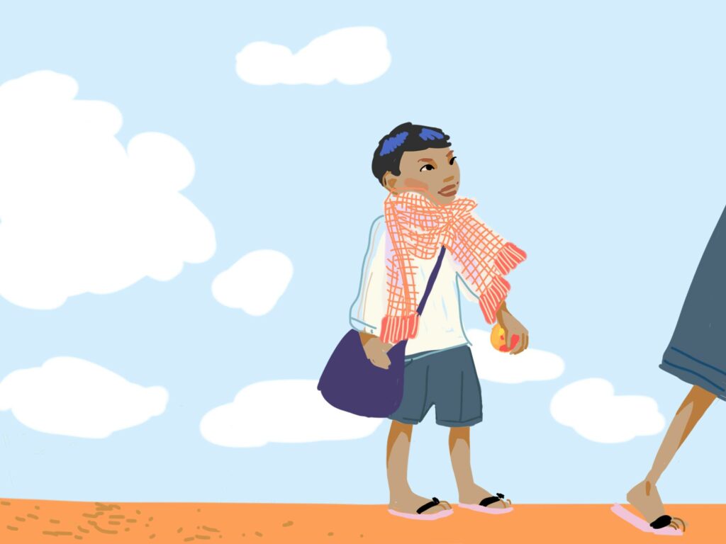 How to wear the krama scarf? Krama Krama