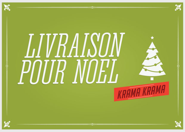 Livraison de votre krama pour Noël