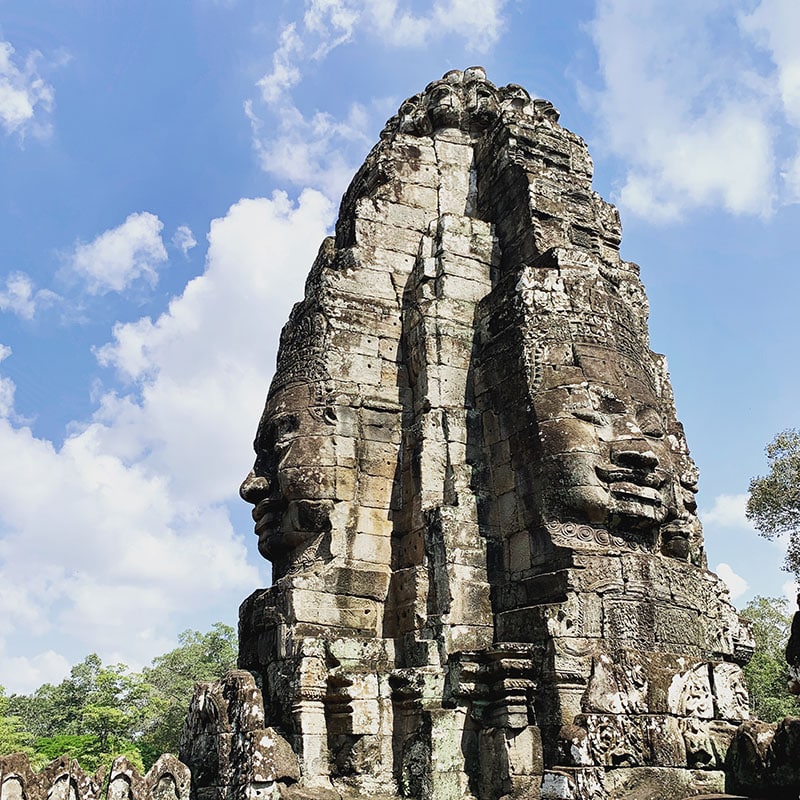 bayon temple cambodge bayon temple cambodge