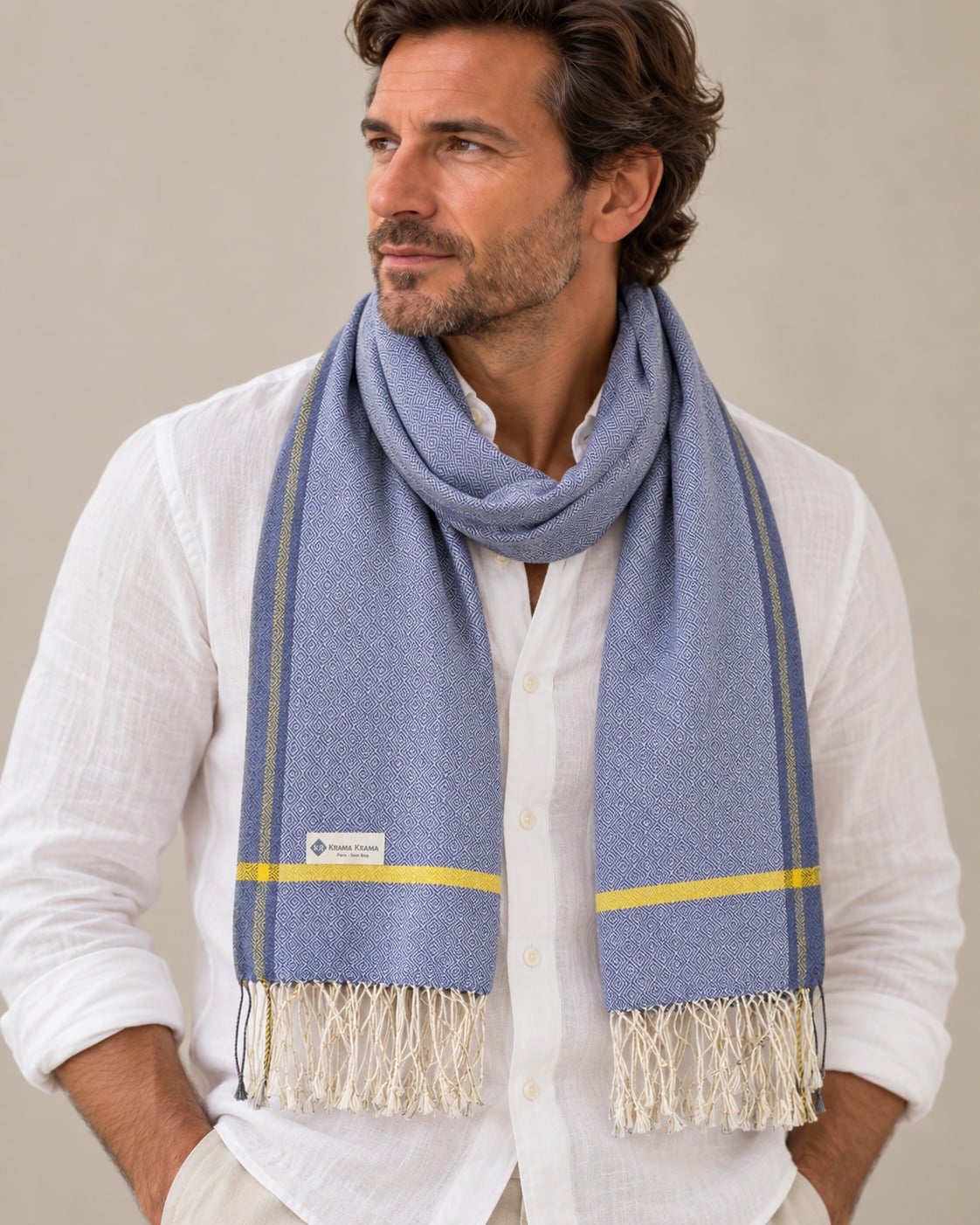 modèle krama bleu jaya